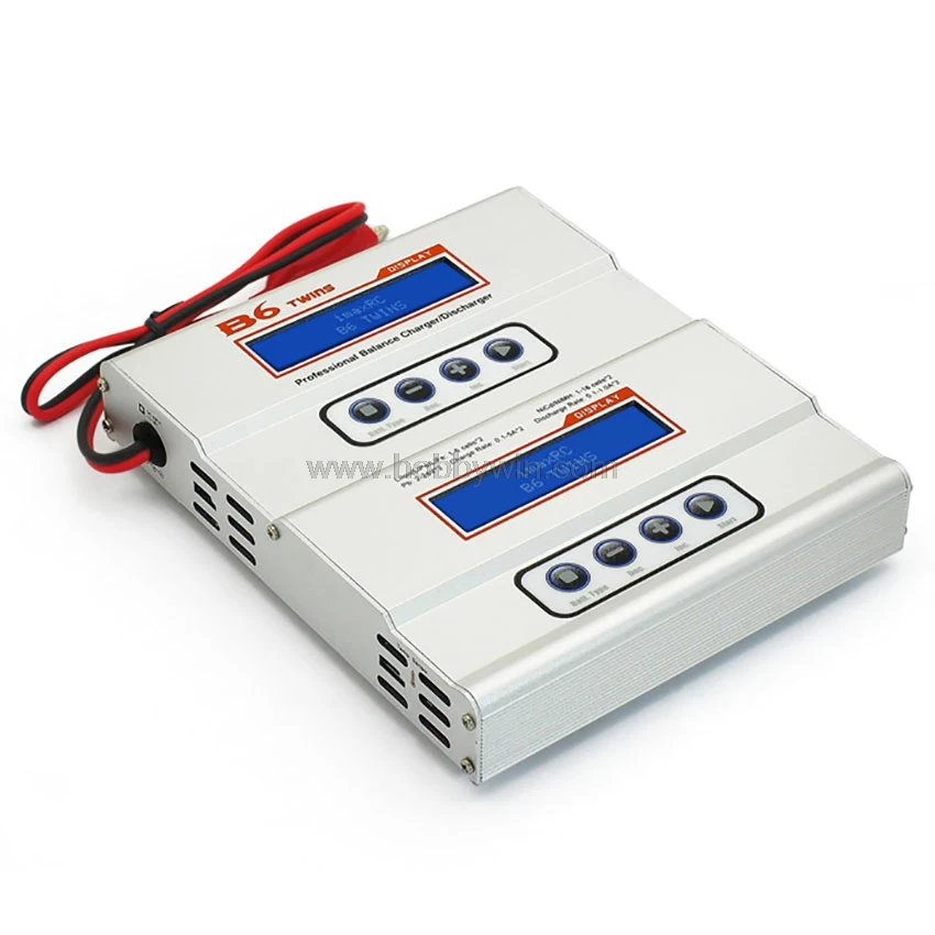 Умное балансирующее зарядное устройство ImaxRC B6 Twins 50 Вт x2 для аккумулятора RC NiMH NiCD