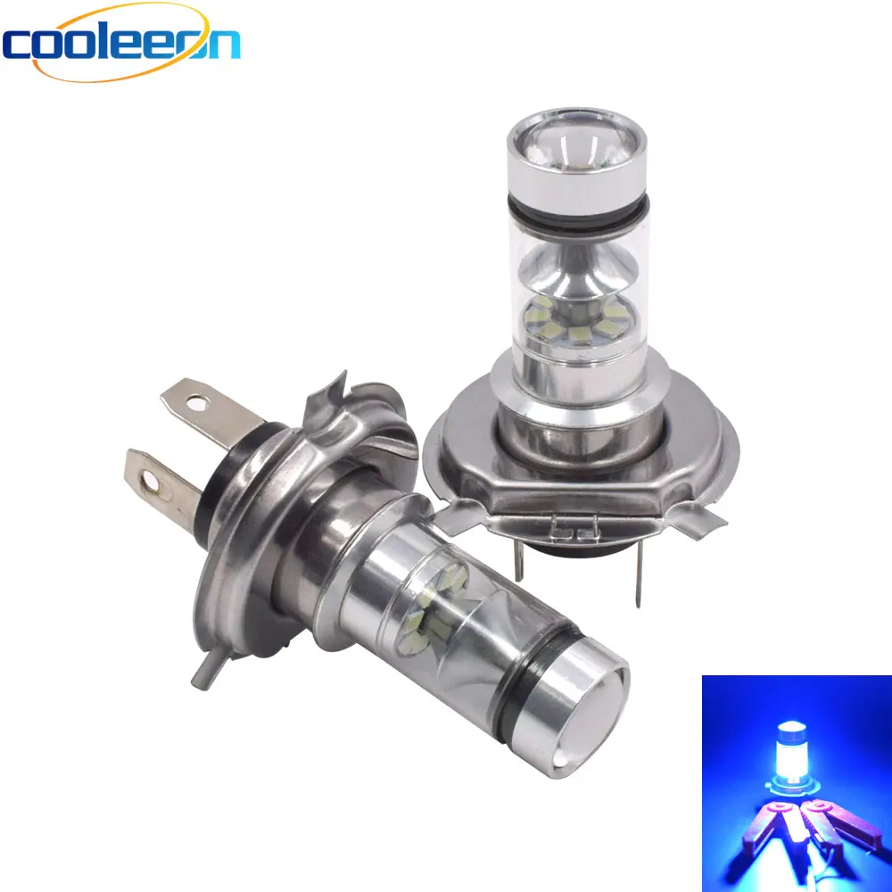 

100W Cold Blue LED Fog Light DRL Bulbs for Car Truck H4 H7 H8 H10 H11 9005 9006 Auto Parts Signal Lamp 1000LM 12V 24V Vehicles