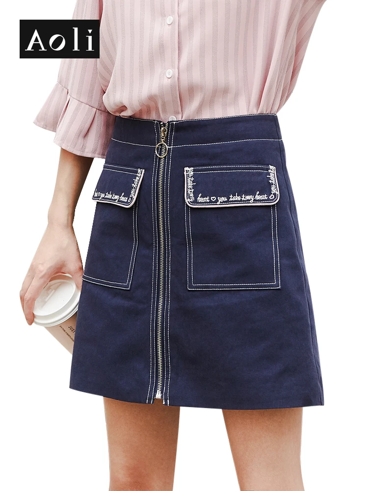 club factory denim skirts