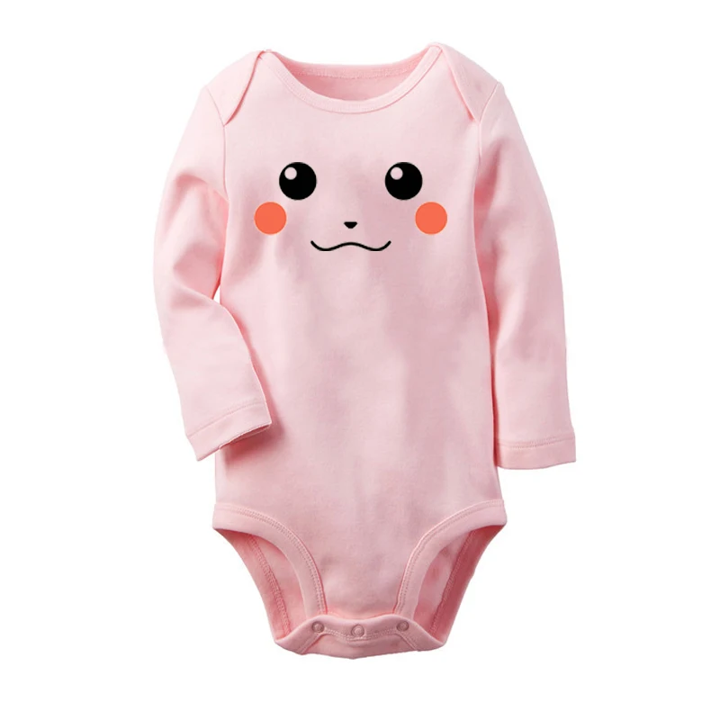 Baby019PC Осенний дизайн рок-группы для мальчиков 0-12 месяцев, Одежда для новорожденных мальчиков и девочек, комбинезон с длинными рукавами, хлопковый комбинезон с принтом для младенцев - Цвет: Baby019PC