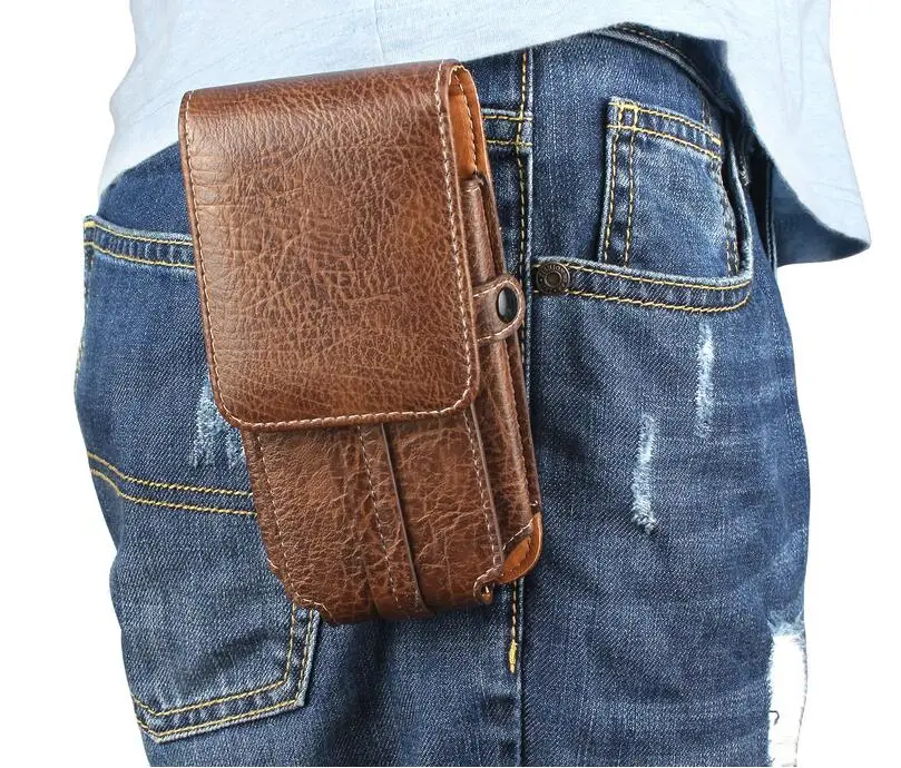 Custodia Pelle Sintetica Z2335CC Custodia Da Cintura In Pelle Sintetica Per Consumer Cellular Link II 2 (Z2335CC) - Con Clip E Passante Custodia Sintetica - Foto 5