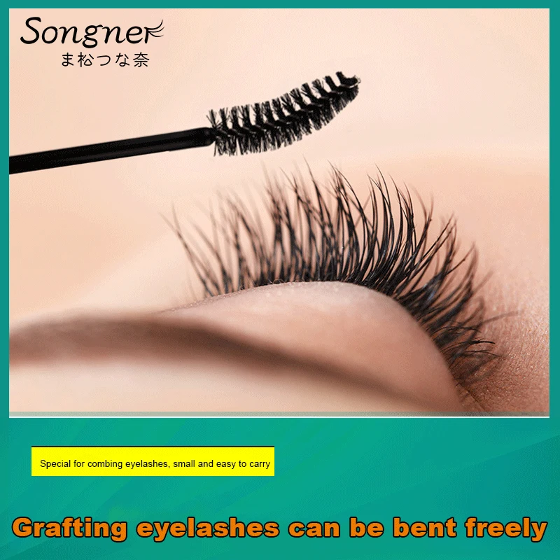 

High Quality Planting Grafting Eyelashes Small Brush Eyelash Brush Spiral Eyelash Brush Can Be Bent Mini Comb Multi Color Option