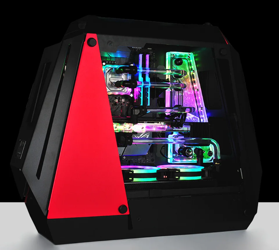 ZEAGINAL PC ATX чехол для игровых геймеров гранат пират водного охлаждения петля