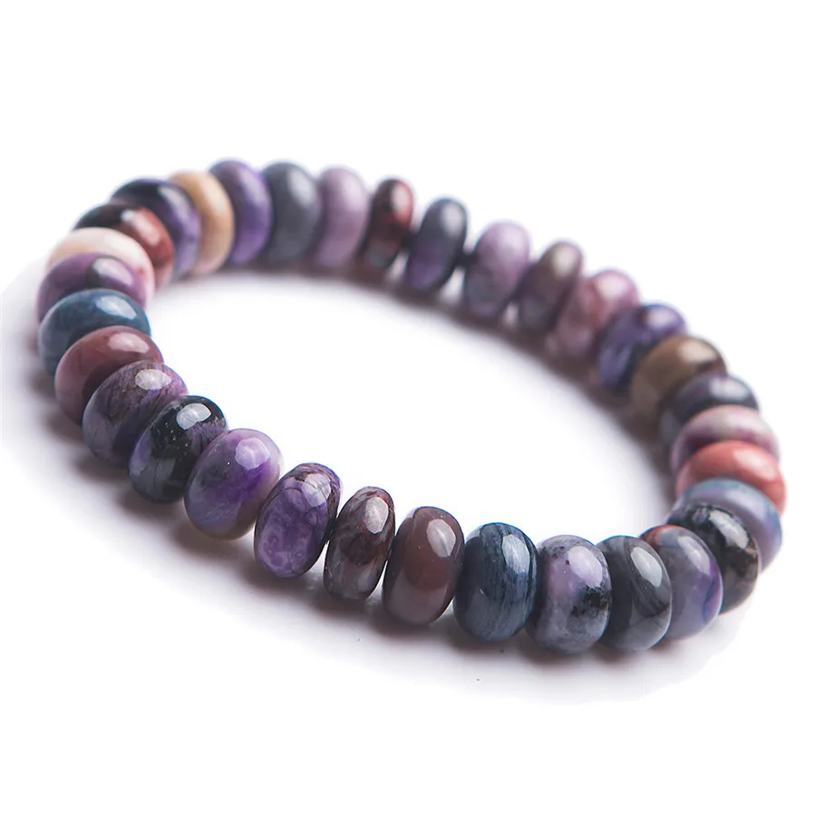 

Natural Sugilite Abacus Bead Shaped Gems Stone Fashion Women Stone Beads Bracelet Popular Crystal Bracelet Drop Shipping