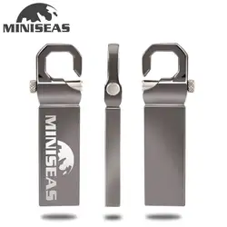 Miniseas Usb флеш-накопитель новый металлический брелок 8 г/16 г/32 г/64 г Usb 2,0 Memory USB Stick Pen Drive Pendrive для ПК