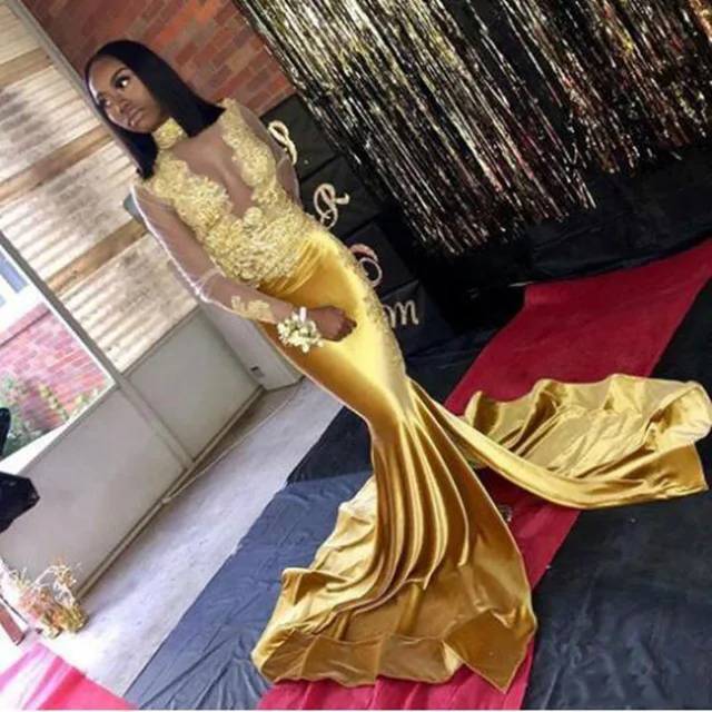 Dark skin best sale girl prom dress