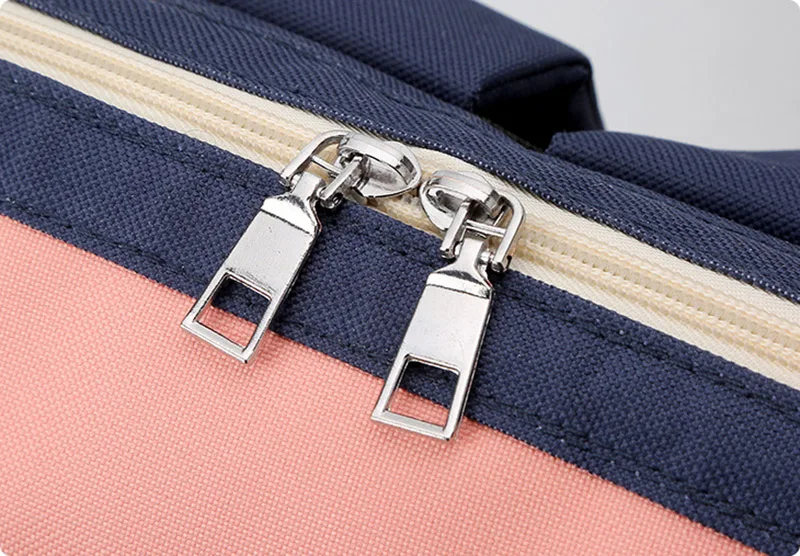 Large Capacity Mummy Nappy Bags Multi-function Baby Diaper Backpack Fashion Women Designer Mom Nursing Striped Backpack BB6081