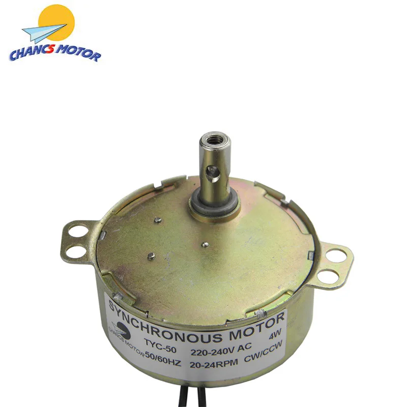 

CHANCS TYC-50 AC Synchronous Motor 220V 20/24RPM CW/CCW of an Electric Motor Supplier
