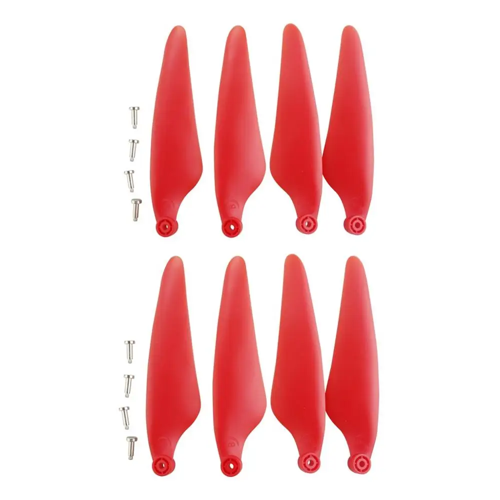 

8PCS propeller for Hubsan Zino H117S Quadcopter accessories remote drone CW CCW red paddle