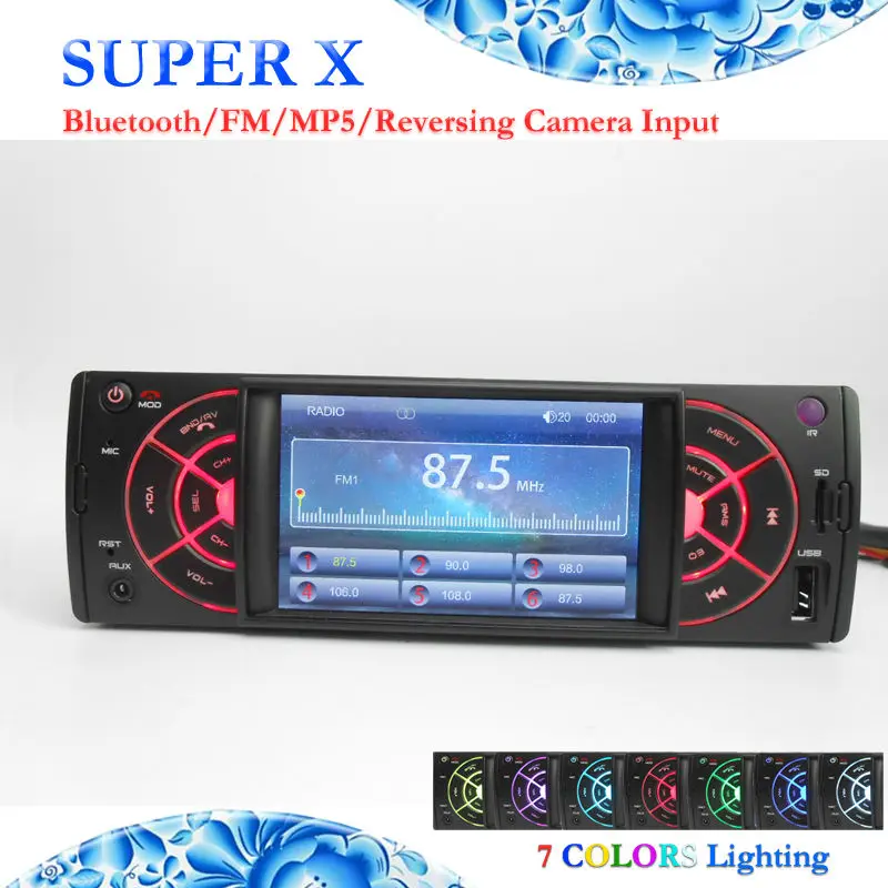 New HD TFT 4 Inches Bluetooth Autoradio USB Micro SD FM Radio MP3 MP4 MP5 Remote Control Car Stereo Headunit FY4202BT