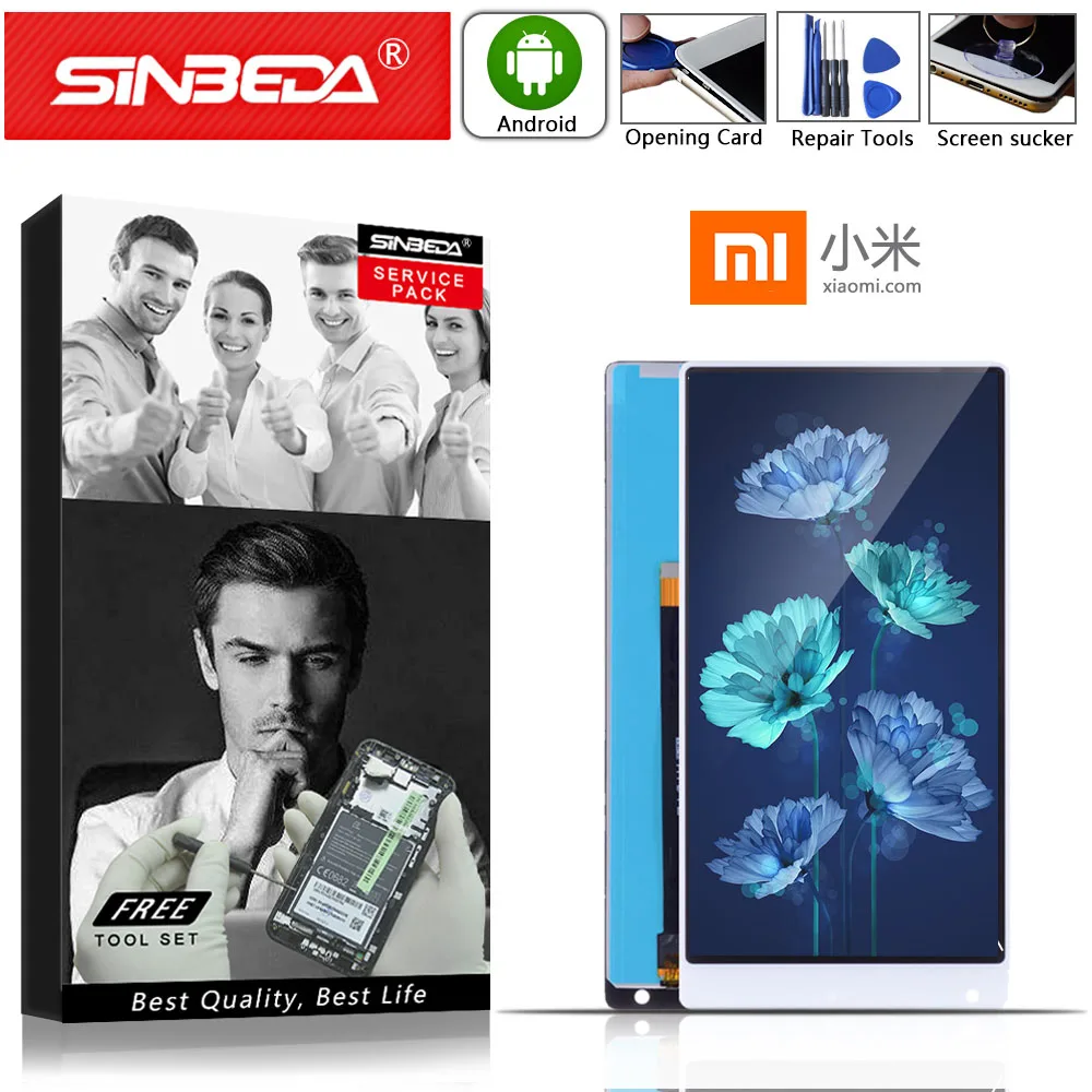 

6.4" Original For Xiaomi Mi Mix LCD Display Touch Screen Digitizer With Frame Assembly For Xiaomi MIX Pro Display MI MIX 1 LCD