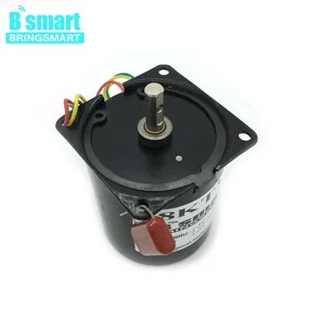 

Bringsmart 68KTYZ Synchronous AC Motor 220v Slow Speed Reversible Reducer Gears 2.5rpm Permanent Magnet Mini Gear Motors