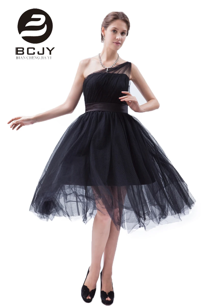 Buy Black Short Prom Dresses 2019 One Shoulder A-Line Tulle Knee Length Prom Dress Party Special Occasion Cocktail Dresses Vestidos for only 129 USD Buy Black Short Prom Dresses 2019 One Shoulder A-Line Tulle Knee Length Prom Dress Party Special Occasion Cocktail Dresses Vestidos for only 129 USD