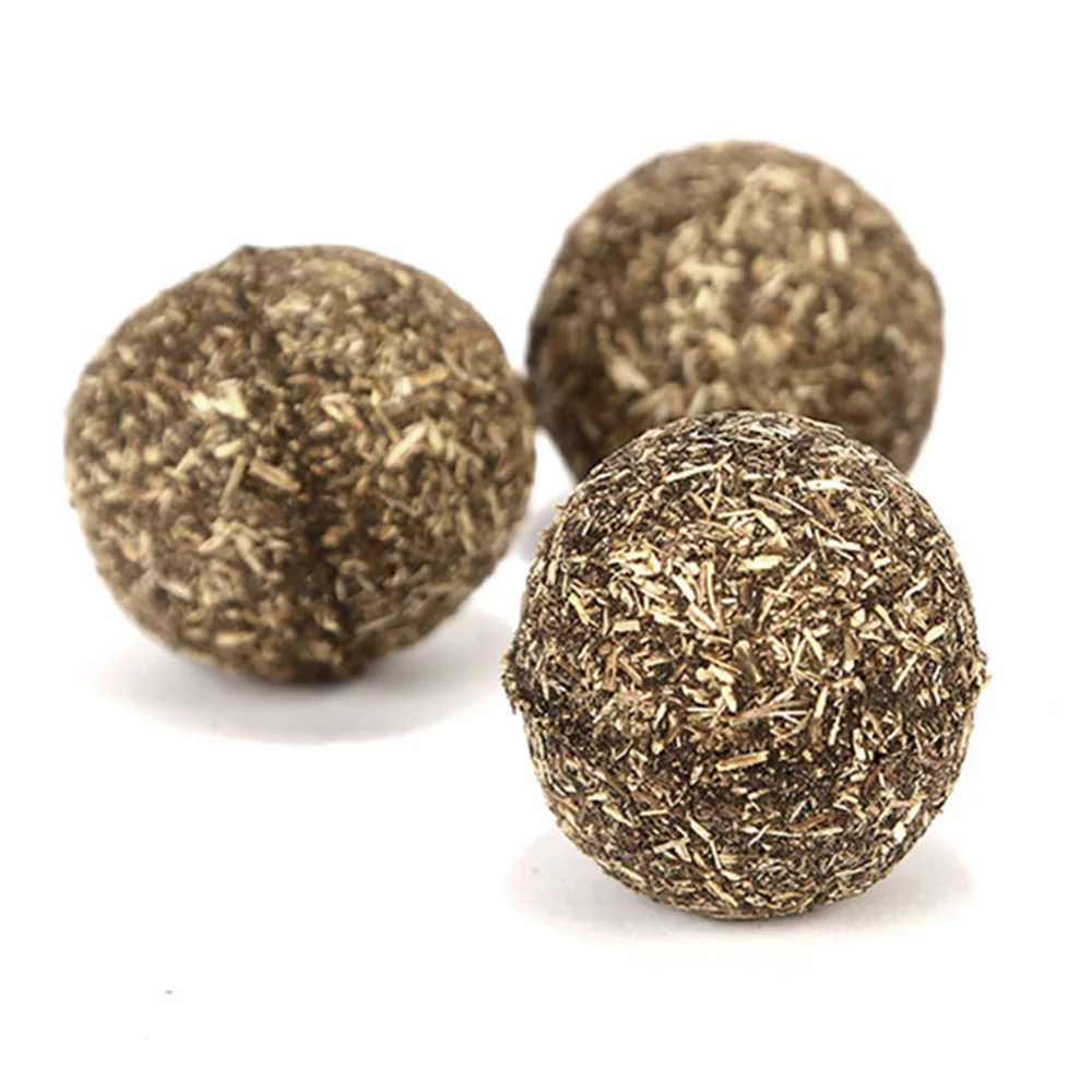 

Funny Cat Hygienic Non-toxic Catnip Natural Wild Catnip Ball Cat Snack Mint Ball Hair Removal Ball Diameter 3.2cm