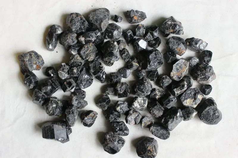 

1LB Raw Natural Black Tourmaline Crystal Rough Stones Original China, Wholesales Price, Free Shipping