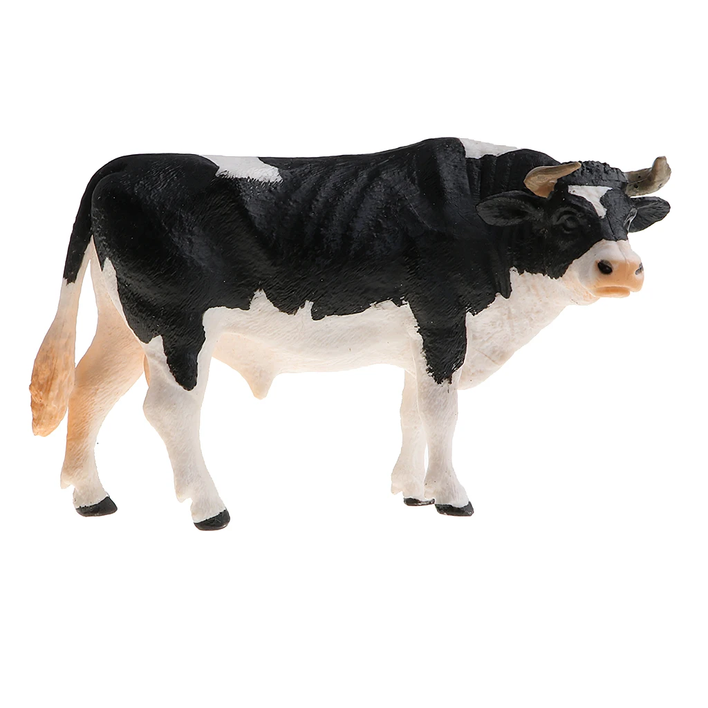 Realistic Animal Model Figures Kids Educational Toy Home Decor - Cow