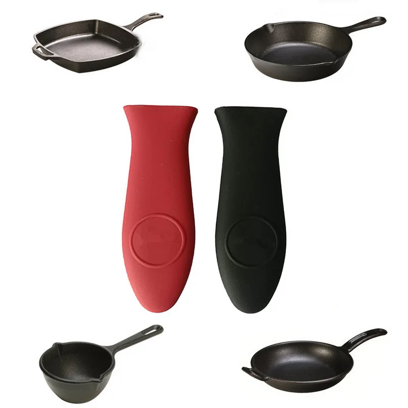 

Hoomall Non-Slip Silicone Handle Holder Grip Cookware Parts Kitchen Supplies Pot Pan Handle Cover Heat Wrap Pot Sleeve Cover