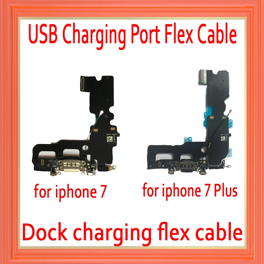 

Replacement Charging Flex Cable For iPhone 7g 7plus USB Charger Port Dock Plug Connector Flex part dock charging flex cable