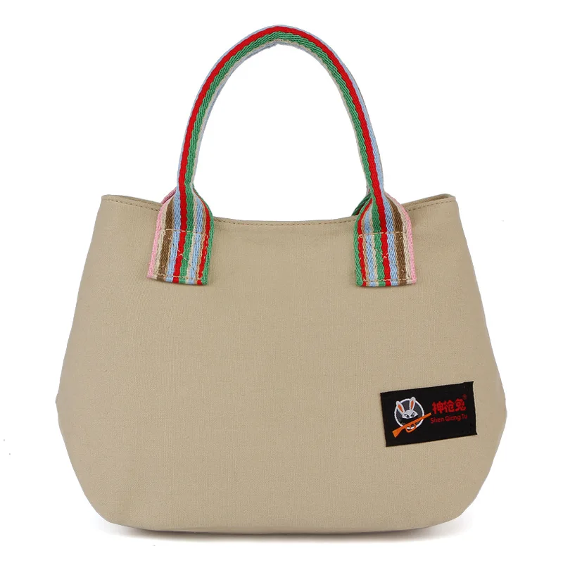 

Fashion High Density Canvas Bag Tote Bags Clutches Women Handbags Top Handle Handbag Purse