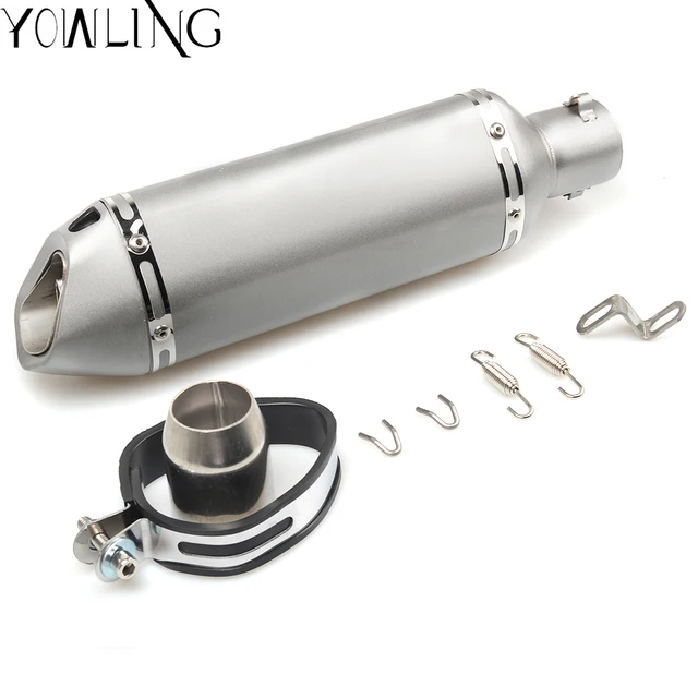 Exhaust Pipe Muffler Silencer Universal Motorcycle For Suzuki SV650S 2005-2012 Exhaust Pipe Muffler Silencer Universal Motorcycle For Suzuki SV650S 2005-2012