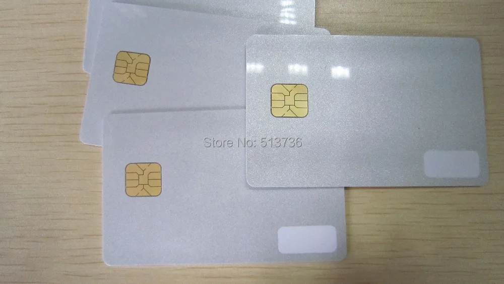 Free Shipping New Blank PVC 4442 Magnetic Contact IC Card With SLE Chip &ampWith Hico Mag Stripe Smart | Безопасность и защита