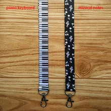 1 шт. шеи висячий шейный шнур для ключей ID карта пропуск значок держатель Тип Фортепиано мобильный телефон ключ шнур многофункциональный ремешок