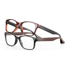 Женские Классические алмазные очки для пресбиопии 1,0 1,5 2,0 2,5 3,0 3,5 диоптрий очки для чтения