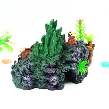

Landscaping Fish Tank Decoration Artificial Mountain Coral Cave Aquarium Decor