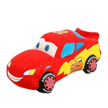 Disney Toy Story Car Styling Lighting McQueen Pillow Cushion Globos Minifigures Red Pixar Toys Anime Plush Stuffed Kids Gift