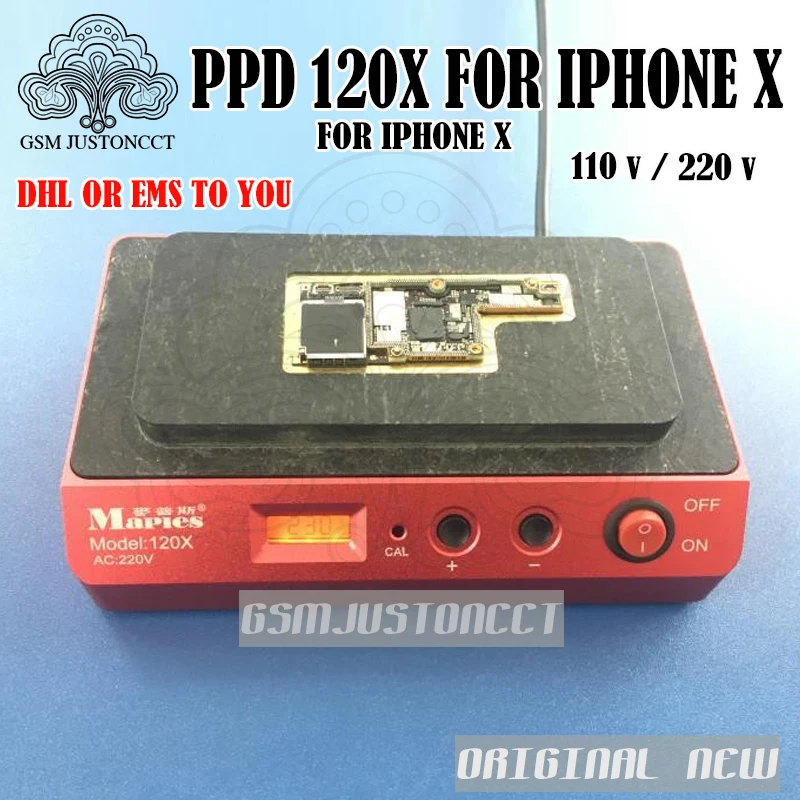 

PPD120X Desoldering Heating Rework Station PPD 120X Motherboard Unsolder for iPhone X CPU NAND IC Chips Remove Tool
