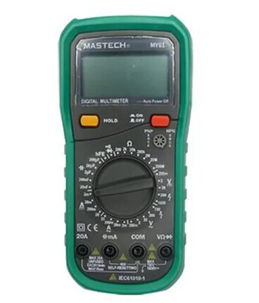 

Free Shipping MASTECH MY64 Digital Multimeter AC / DC voltage and current resistance tester detector diode Pneumatic Parts