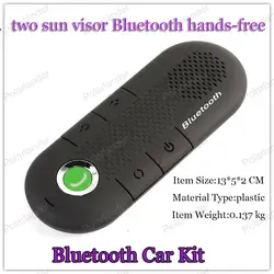 Новая Bluetooth мини автомобиль-Стайлинг Bluetooth Hands-Free Автомобиль перетаскивая два солнцезащитный козырек Bluetooth Hands-Free домофон