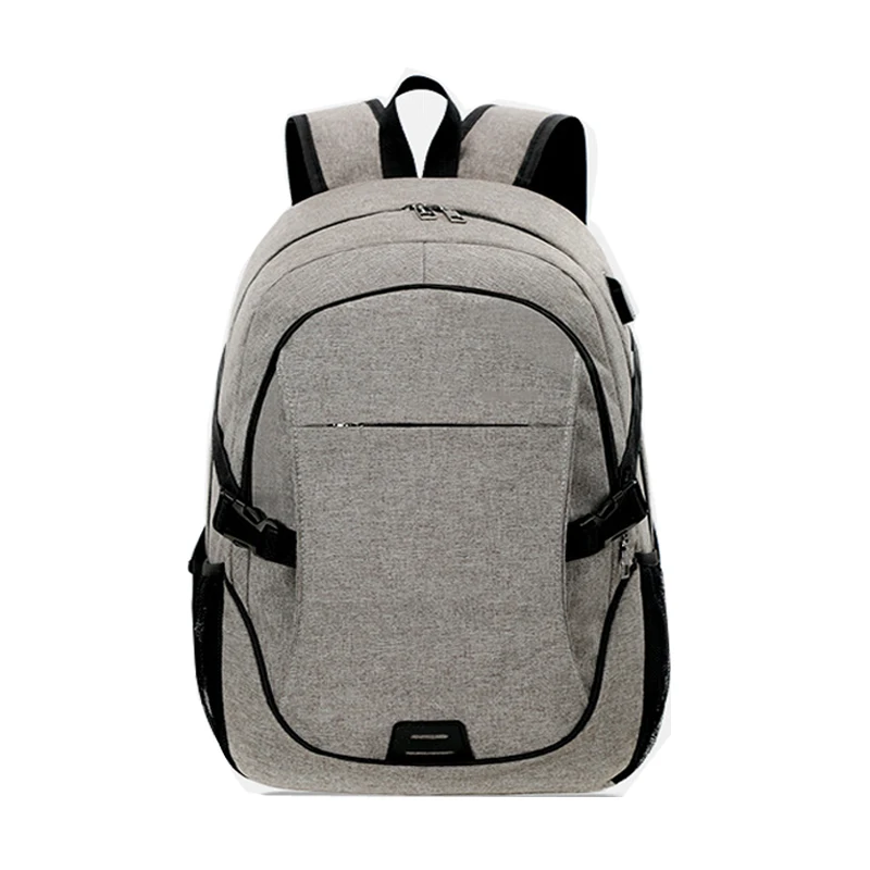 

2018 Fashion Oxford Cloth Backpack Mens Womens15.6" Laptop Backpack External USB Charging Multi-Purpose Anti-Theft Backpack