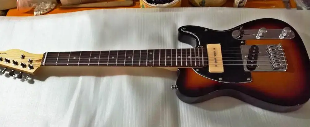

Tangwood Top Quality GYTL-2040 3TS Color Mini TL Electric Guitar , Real Photos Hot, Can be Customized, Free shipping