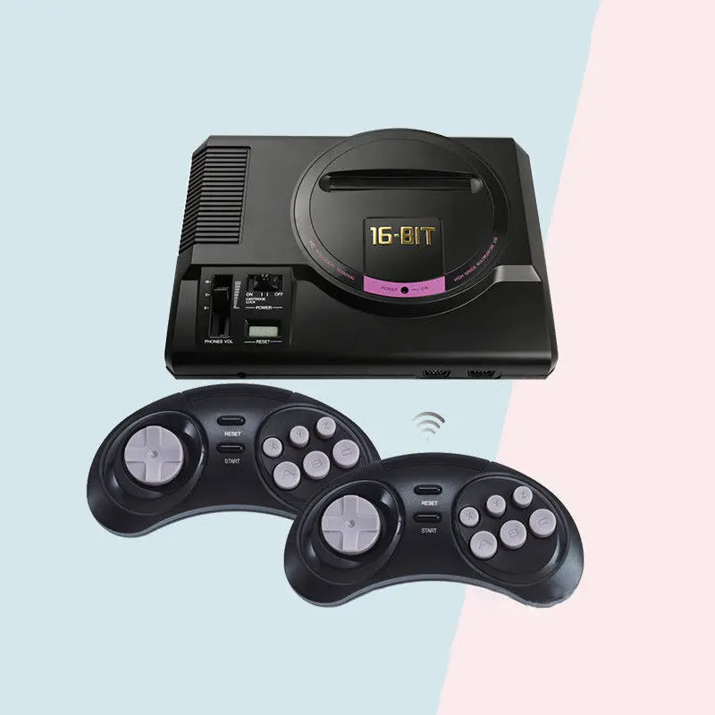 Лидер продаж HDMI 16 бит игровой консоли SEGA MEGA DRIVE 1 Genesis высокой четкости ТВ с 2 4G
