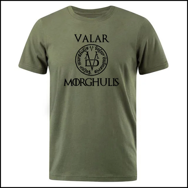 Letnia męska koszulka pieśń lodu i ognia gra o tron T Shirt valar morghulis koszulki z nadrukiem męska koszulka casual topy Plus rozmiar tanie i dobre opinie teekossc Krótki Tees Mężczyźni Punk style List COTTON regular O-neck Suknem Letnia męska koszulka pieśń lodu i ognia gra o tron T Shirt valar morghulis koszulki z nadrukiem męska koszulka casual topy Plus rozmiar tanie i dobre opinie teekossc Krótki Tees Mężczyźni Punk style List COTTON regular O-neck Suknem