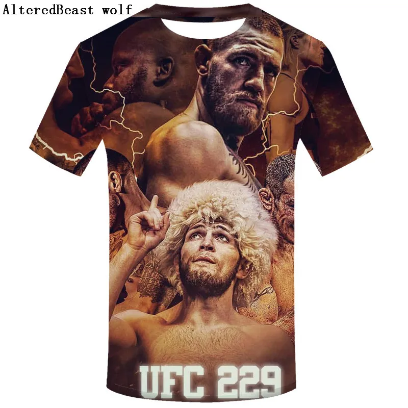 2019 модная мужская Khabib Nurmagomedov Epic Conor Mcgregor футболка с графическим принтом Camiseta