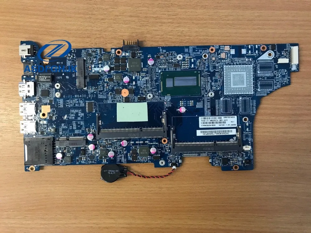 Для Clevo W840SU W840 14 0 материнская плата I5-4200U 6-71-W8400-D03 Рабочая 100% Тесты ОК | Компьютеры и