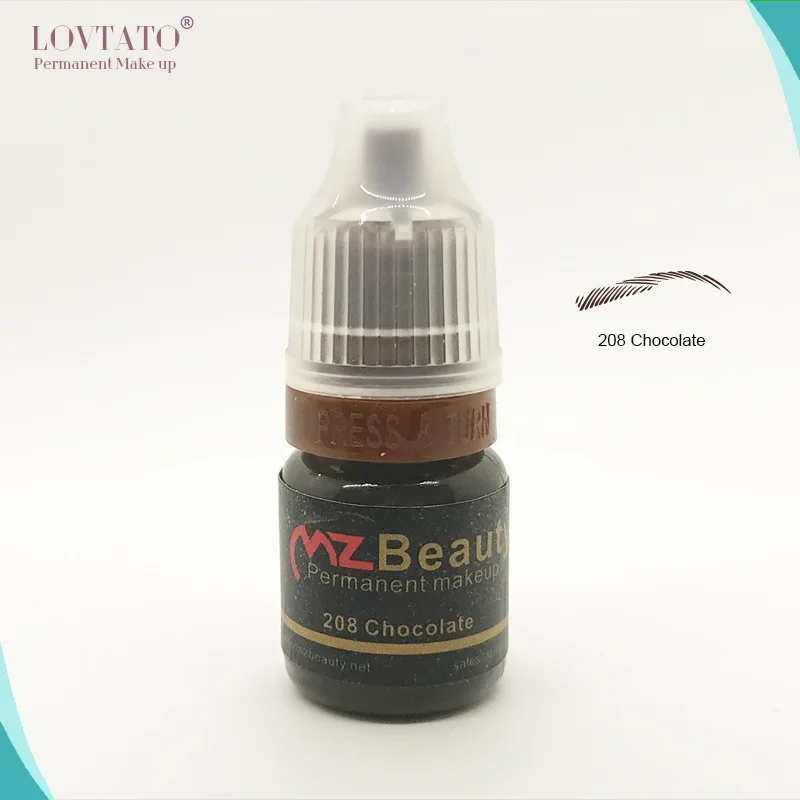 

Permanent Makeup Ink Eyeliner Tattoo Ink Set Eyebrow Microblading Pigment Professional best pigments for microblading Chocolate