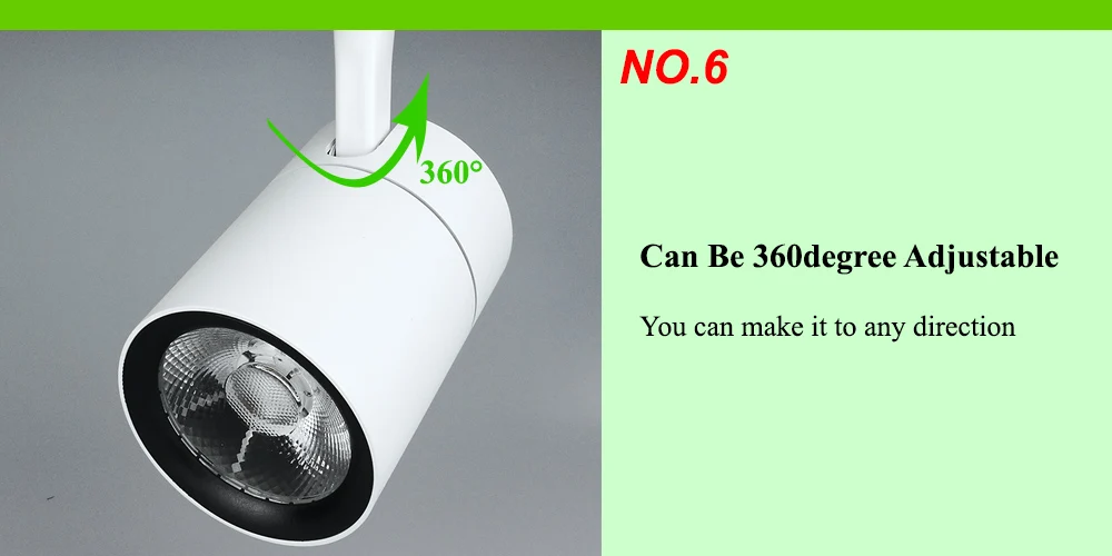 GO OCEAN LED Track Light 30W AC85- 265V for Mall Exhibition Office Shop Store Kitchen Track Lighting Rail Spotlight (13)