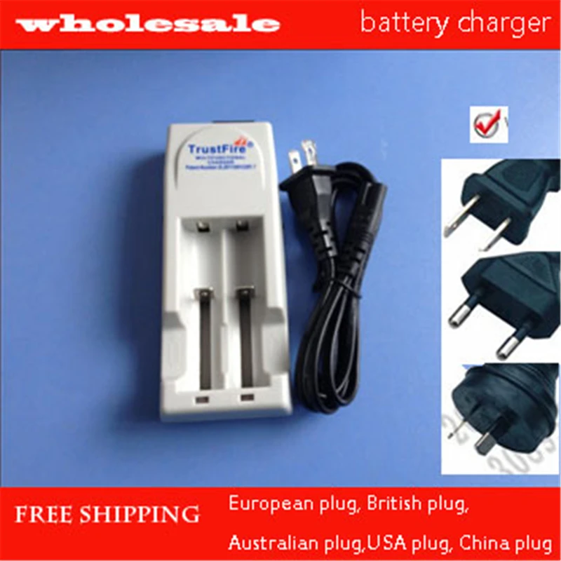 

TrustFire TR001 Multi-Functional Rechargeable Lithium Battery Charger For 18650 18350 18500 16340 14500 Free Shipping