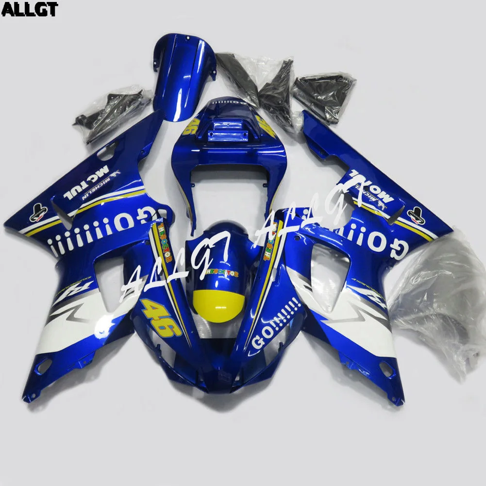 

Injection Molded Blue Fairing kit Bodywork for YAMAHA YZF R1 2000 2001 Plastic