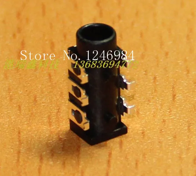  SA Two channel stereo headphone jack SMD surface mount connector socket ST 019 Hong Kong Ruixin Earphone Jack 200pcs lot