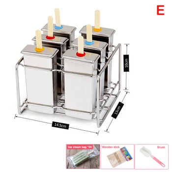 

Stainless Steel DIY Ice Lolly Stick Maker Mold Ice Cream Moulds Reusable Tool SDF-SHIP