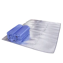 Переносной Коврик Для Кемпинга Складной Водонепроницаемый Открытый коврик с мешком изоляционный складываемый коврик для пикника пляжное одеяло спальный матрас