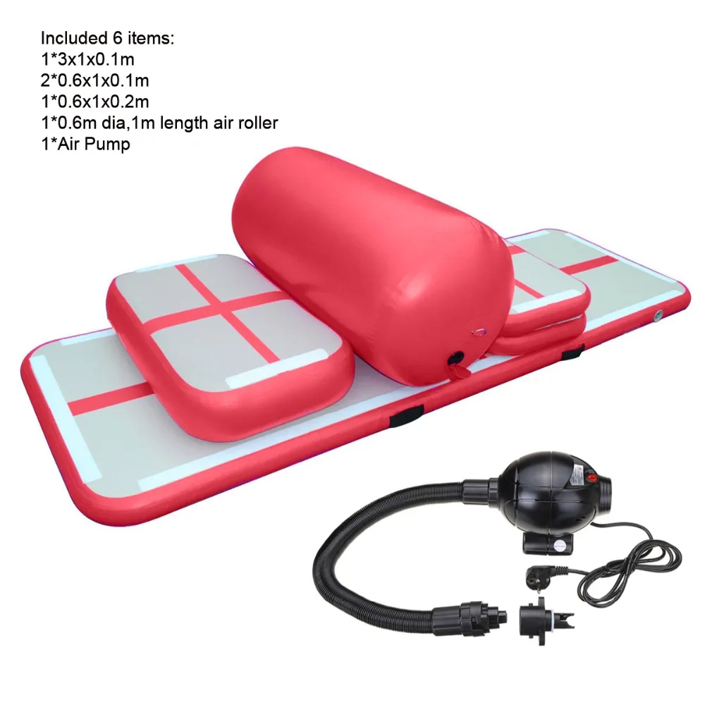 

Free Shipping Door To Door A Set (6 Pieces) Inflatable Air Track Gymnastic Airtrack Tumbling Mat Gym Air Mat For Sale