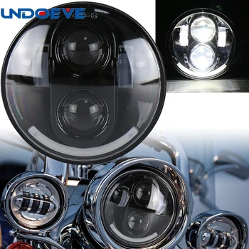 

For Motorcycles sportster 5.75inch Motorcycle LED Headlight Projector Head light LED Headlamp Driving Light with Hi/Lo beam