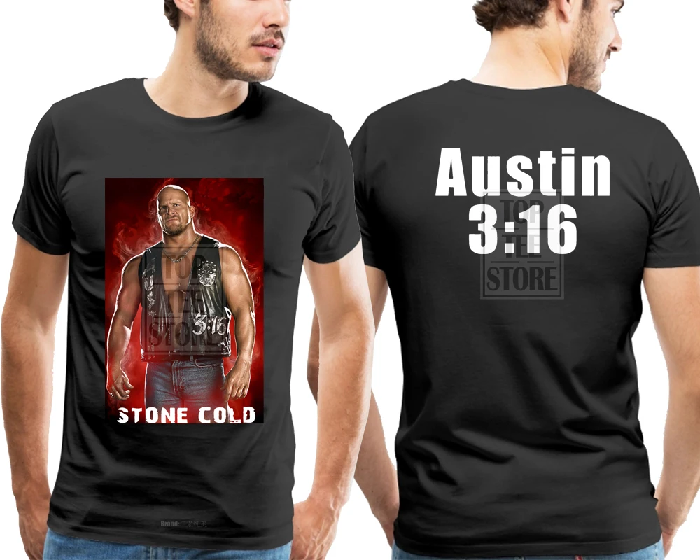 ستون كولد ستيف أوستن 3 16 المصارعة للرجال Gildan أسود T قميص S 4Xl ستون كولد ستيف أوستن 3 16 المصارعة للرجال Gildan أسود T قميص S 4Xl