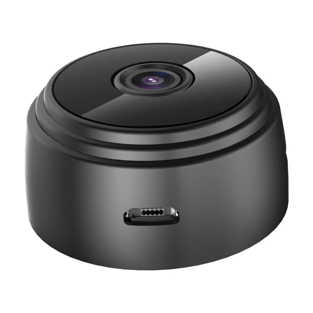 Мини-камера, домашняя камера безопасности WiFi, ночное видение 1080P Беспроводная камера наблюдения, удаленный монитор телефон приложение