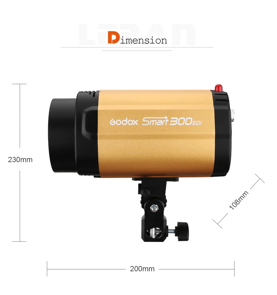 GODOX Smart 300SDI стробоскоп фотовспышка студийный светильник 300 Вт Профессиональная фотовспышка студийная лампа